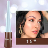 17-Color Matte Liquid Eyeliner: Quick-Drying, Long-Lasting, Non-Blooming