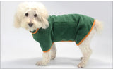 Pet Puppy Clothes Bathing Robe Neck Pet Clothes Tucked Waist Dog Shirts - Lootquake