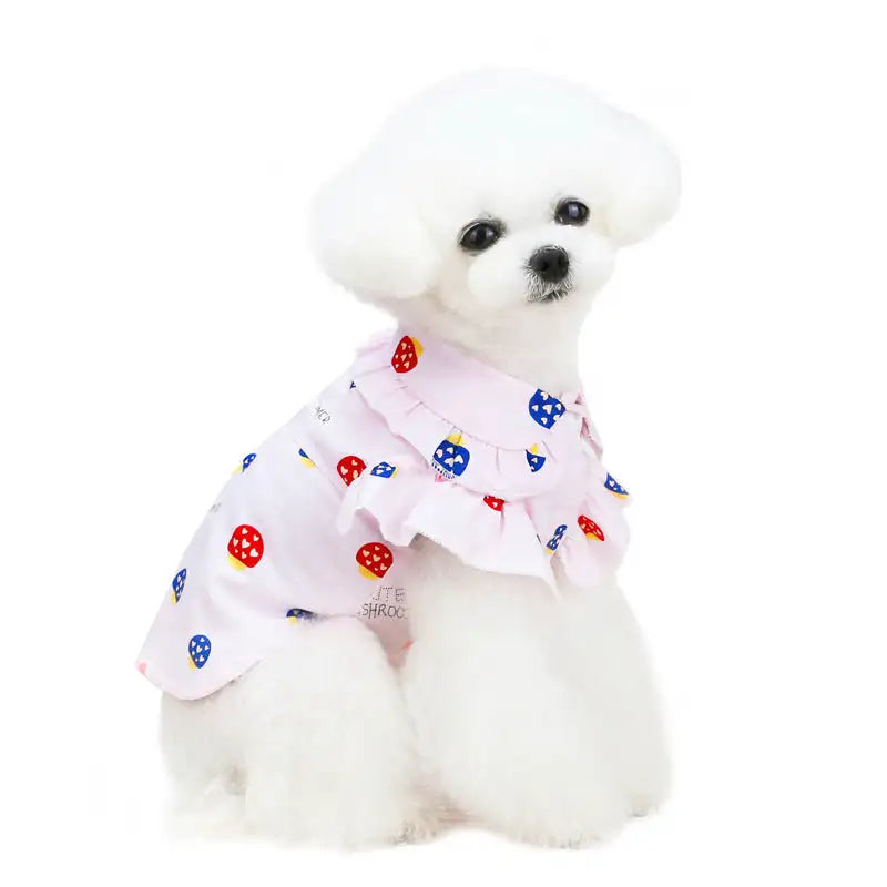 Pet Clothes Puppy Clothes Thin Pet Clothes Teddy Dog Cat Clothes Spring - Lootquake