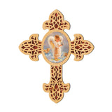 Cruz de madera puntiaguda con forma de ángel de D. Gelsinger - Decoración inspiradora - 88388-DG
