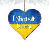 Adornos de madera "Apoyo a Ucrania" - Decoración Internacional - 8187121