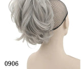 Grip ponytail short hair female curly hair wig flexible hair ponytail - Lootquake