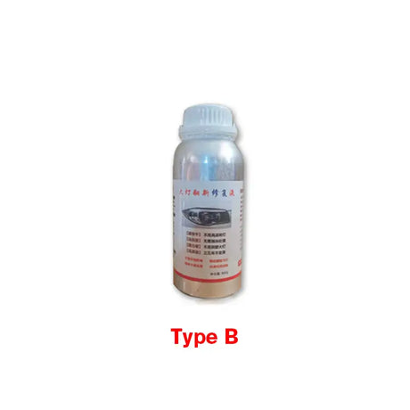 Car Headlight Repair Fluid High Quality headlight repair fluid kit Auto headlamp scratch repair yellow renovation 800G - Lootquake