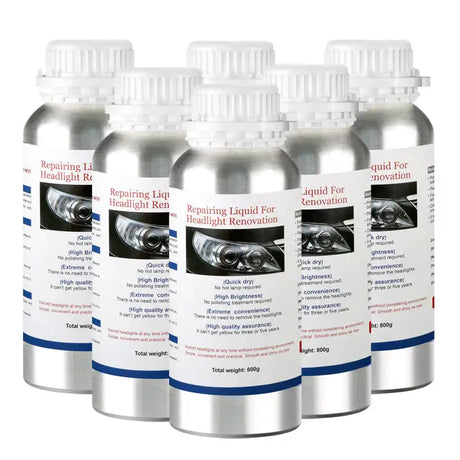 Car Headlight Repair Fluid High Quality headlight repair fluid kit Auto headlamp scratch repair yellow renovation 800G - Lootquake