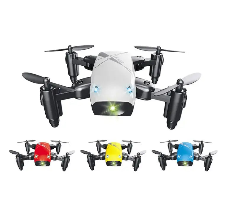 Micro Foldable RC Drone 3D Bearing Steering Wheel Remote Control Quadcopter Toys With Camera WiFi APP Control Helicopter Dron Kids Gift - Lootquake