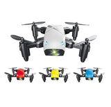 Micro Foldable RC Drone 3D Bearing Steering Wheel Remote Control Quadcopter Toys With Camera WiFi APP Control Helicopter Dron Kids Gift - Lootquake
