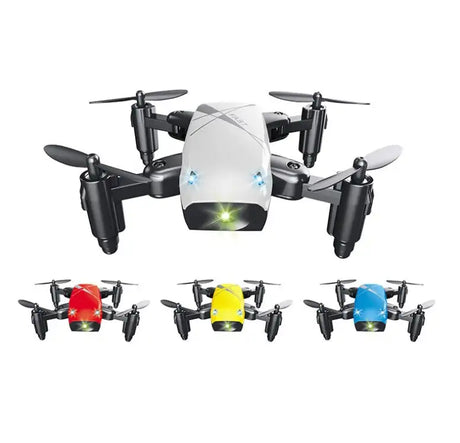 Micro Foldable RC Drone 3D Bearing Steering Wheel Remote Control Quadcopter Toys With Camera WiFi APP Control Helicopter Dron Kids Gift - Lootquake