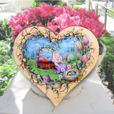 Easter Bunny Nap Easter Door Decor by Jamie Mills-Price - Easter Spring Decor - 8457706H-MP