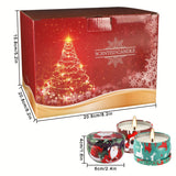 36pcs Christmas Scented Candle, Smoke-free, No-drip, Elegant Romantic Candle, Suitable For Family, Church, Seasonal Celebrations, Also Very Suitable For Christmas Use, As A Gift To Relatives And Friends.
