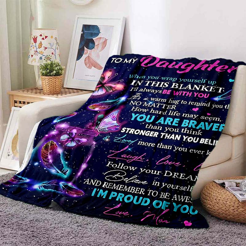 1 manta acogedora de sobre morado: franela suave, cálida y ligera para un uso versátil. Perfecta para sofá, cama, viajes, camping, sala de estar, oficina, sofá, silla y cama con vellón con impresión digital y franela suave.