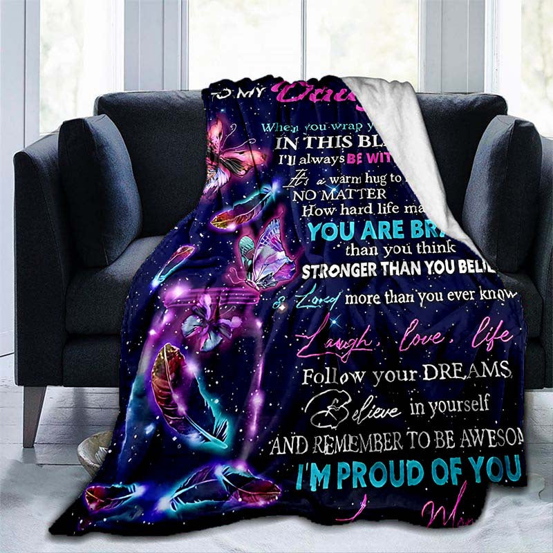 1 manta acogedora de sobre morado: franela suave, cálida y ligera para un uso versátil. Perfecta para sofá, cama, viajes, camping, sala de estar, oficina, sofá, silla y cama con vellón con impresión digital y franela suave.