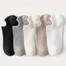 1/5 paires de chaussettes invisibles unies, chaussettes bateau unisexes simples et respirantes, bas et bonneterie pour femmes