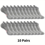 3/6/10 Pairs Womens High-Performance Running Socks - Comfortable & Cushioned for Athletics, Breathable Low Cut Design - Ideal for Outdoor Sports
