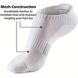 3/6/10 Pairs Womens High-Performance Running Socks - Comfortable & Cushioned for Athletics, Breathable Low Cut Design - Ideal for Outdoor Sports