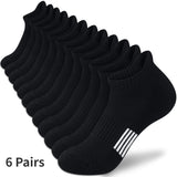 3/6/10 Pairs Womens High-Performance Running Socks - Comfortable & Cushioned for Athletics, Breathable Low Cut Design - Ideal for Outdoor Sports