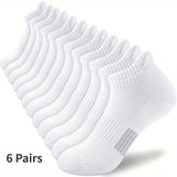 3/6/10 Pairs Womens High-Performance Running Socks - Comfortable & Cushioned for Athletics, Breathable Low Cut Design - Ideal for Outdoor Sports