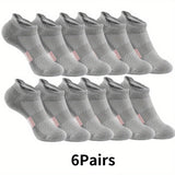 3/6/10 Pairs Womens High-Performance Running Socks - Comfortable & Cushioned for Athletics, Breathable Low Cut Design - Ideal for Outdoor Sports