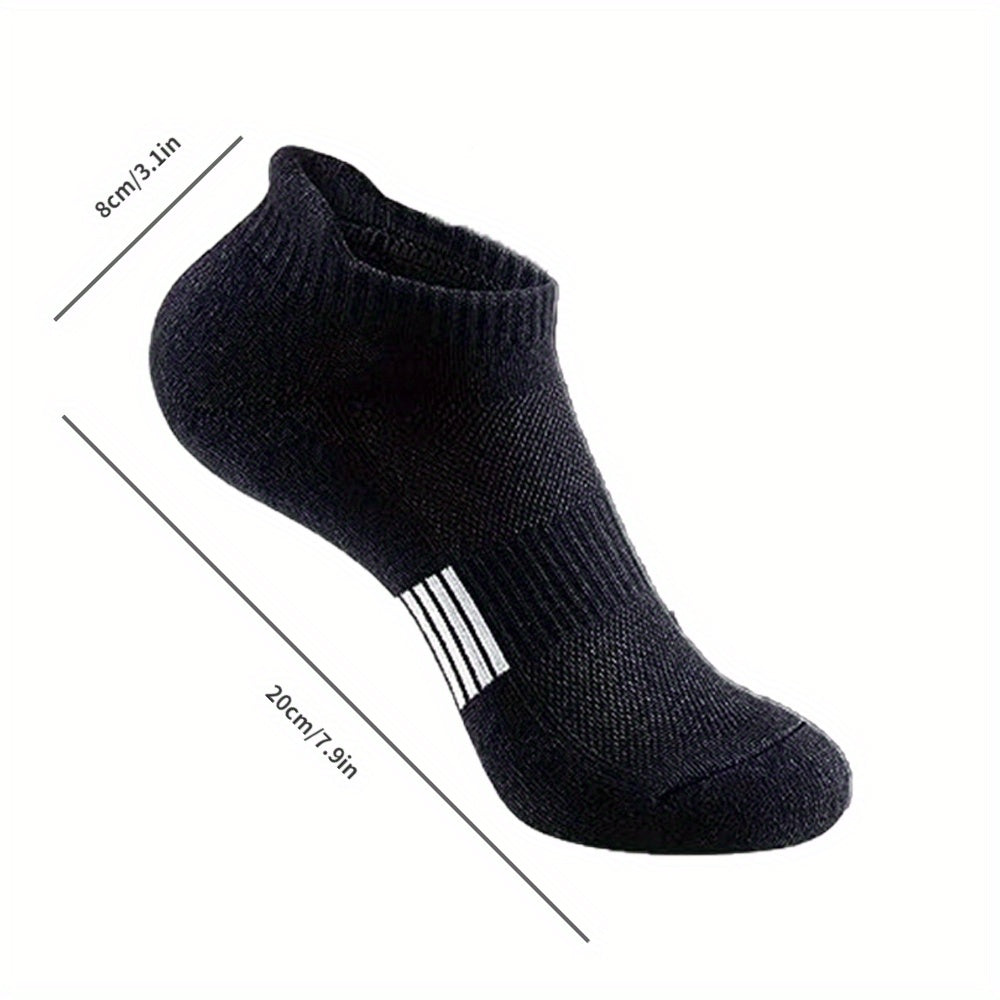 3/6/10 Pairs Womens High-Performance Running Socks - Comfortable & Cushioned for Athletics, Breathable Low Cut Design - Ideal for Outdoor Sports