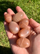 Peach Moonstone x Sunstone Tumble