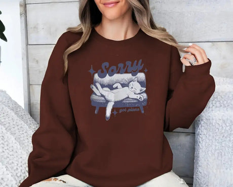 Women's Fashionable Solid Color Printed Long Sleeved Sweatshirt - Lootquake