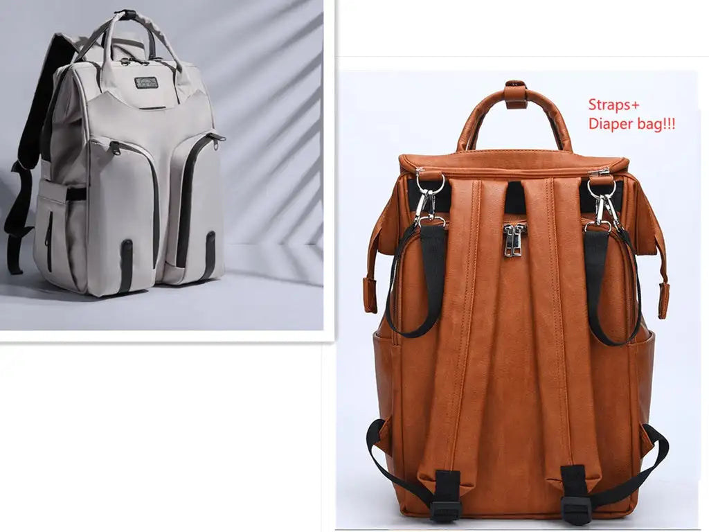 Backpack for Moms - Durable with Odor-Isolating Diaper Compartments - Lootquake