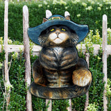 Black Cat Halloween Door Decor by G. DeBrekht - Thanksgiving Halloween Decor - 8158411H