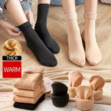 2 paires de chaussettes de neige chaudes et épaisses - Parfaites par temps froid - Confort et élégance