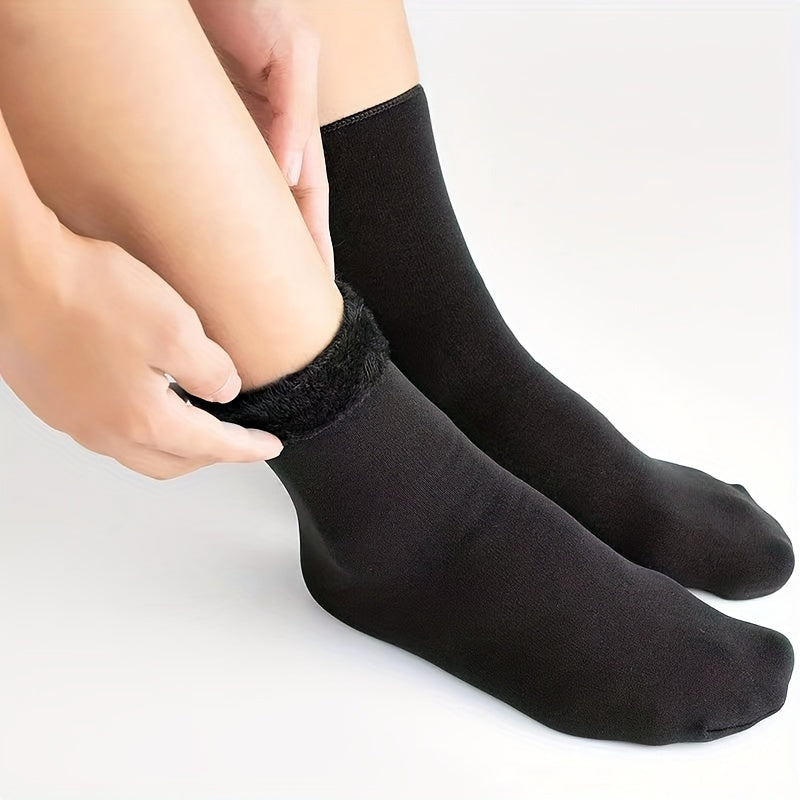 2 paires de chaussettes de neige chaudes et épaisses - Parfaites par temps froid - Confort et élégance