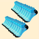 20 Or 60 Pairs Of Men's Low Cut Socks, Anti Odor & Sweat Absorption, Comfy & Breathable, Elastic Sport Socks, All Seasons Wearing