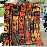 Soft & Cozy African American Culture Flannel Throw Blanket - Perfect For Living Room, Bedroom, Sofa, Picnic, And Car Naps