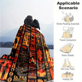 Soft & Cozy African American Culture Flannel Throw Blanket - Perfect For Living Room, Bedroom, Sofa, Picnic, And Car Naps