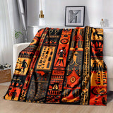 Soft & Cozy African American Culture Flannel Throw Blanket - Perfect For Living Room, Bedroom, Sofa, Picnic, And Car Naps