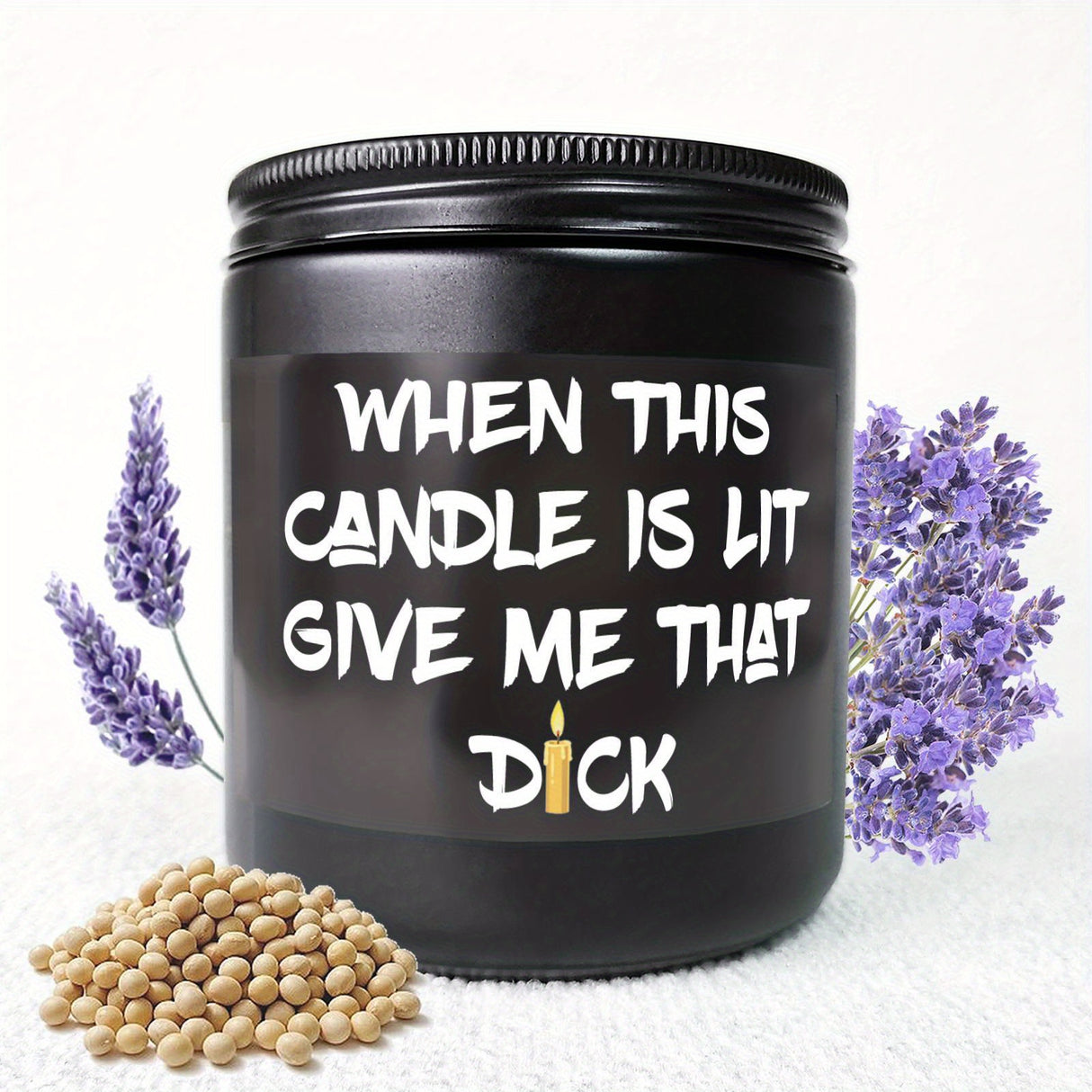 Unique Funny Scented Candle, Gift Idea for Men, Him, Husband, Boyfriend, Bf from Women, Her, Wife, Girlfriend, Gf Adults on Valentine's Day, Birthday, Anniversary, Christmas, New Year, Cool Love Fun Novelty Naughty Romantic S