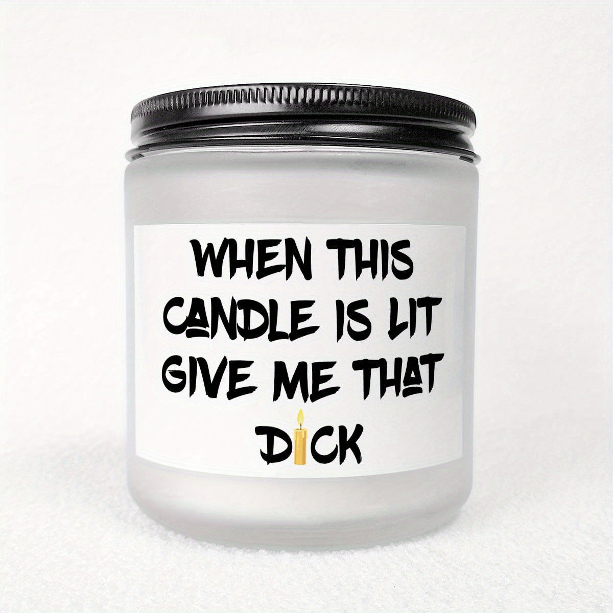 Unique Funny Scented Candle, Gift Idea for Men, Him, Husband, Boyfriend, Bf from Women, Her, Wife, Girlfriend, Gf Adults on Valentine's Day, Birthday, Anniversary, Christmas, New Year, Cool Love Fun Novelty Naughty Romantic S