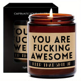 Gift for Him Her Friends Coworkers Boss - Scented Candle Get Well Soon Idea for Loss of Loved One Memorial Condolences Bereavement Sympathy Illness Cancer Surgery Recovery Feel Better Thinking of You Encouragement Inspiration
