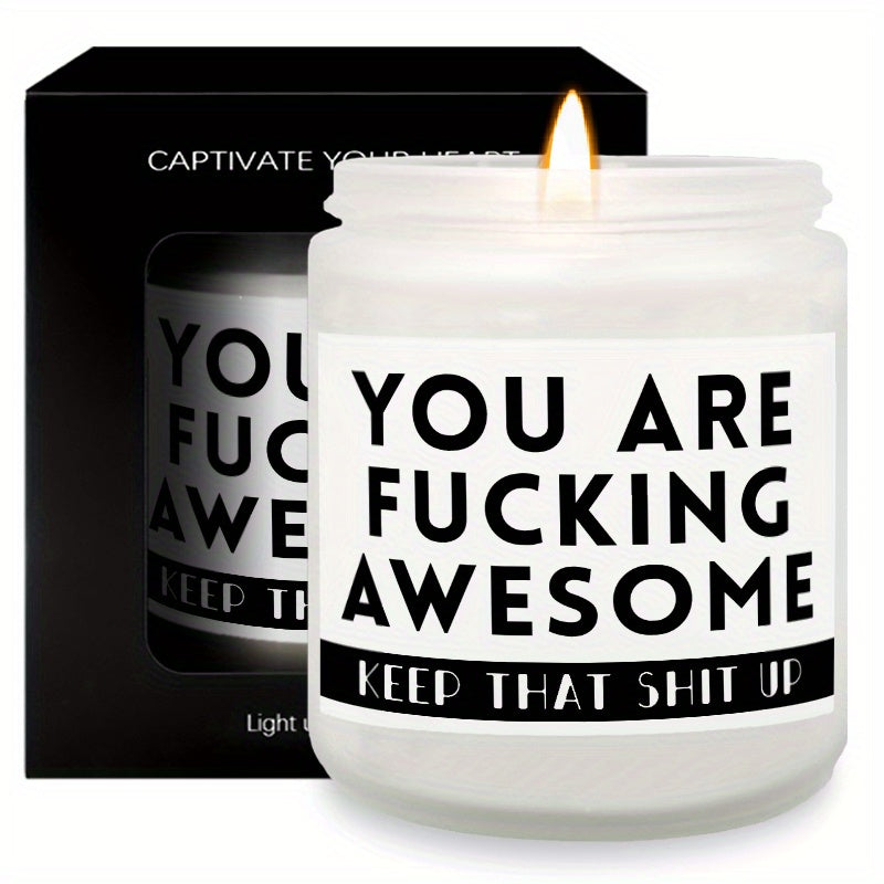 Gift for Him Her Friends Coworkers Boss - Scented Candle Get Well Soon Idea for Loss of Loved One Memorial Condolences Bereavement Sympathy Illness Cancer Surgery Recovery Feel Better Thinking of You Encouragement Inspiration