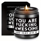 Gift for Him Her Friends Coworkers Boss - Scented Candle Get Well Soon Idea for Loss of Loved One Memorial Condolences Bereavement Sympathy Illness Cancer Surgery Recovery Feel Better Thinking of You Encouragement Inspiration