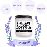 Gift for Him Her Friends Coworkers Boss - Scented Candle Get Well Soon Idea for Loss of Loved One Memorial Condolences Bereavement Sympathy Illness Cancer Surgery Recovery Feel Better Thinking of You Encouragement Inspiration