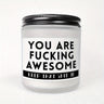 Gift for Him Her Friends Coworkers Boss - Scented Candle Get Well Soon Idea for Loss of Loved One Memorial Condolences Bereavement Sympathy Illness Cancer Surgery Recovery Feel Better Thinking of You Encouragement Inspiration