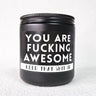Gift for Him Her Friends Coworkers Boss - Scented Candle Get Well Soon Idea for Loss of Loved One Memorial Condolences Bereavement Sympathy Illness Cancer Surgery Recovery Feel Better Thinking of You Encouragement Inspiration