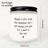 Soy & Beeswax Scented Candle - "Walk In The Rain" Inspirational Quote - Thoughtful Gift For Friend, Colleague, Sibling, Partner – Recovery, Support, Encouragement – Lavender Aroma