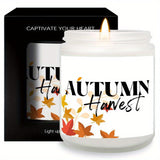Lavender Scented Candle Autumn Harvest Gifts Idea For Boys Girls Men Women Mom Dad Husband Wife Friends Coworker Neighbor Him Her Guys Who Have Everything On Fall Harvest Festival Sweet Essential Present