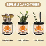Bougie parfumée Happy Thanksgiving Day, thème d'automne, orange, citrouille, terre cuite, brûlée, rustique, ferme, novembre, remerciez, décoration, idée cadeau pour la maison, femme, hôtesse, homme, amis, sa mère, épouse, grand-mère, article mignon