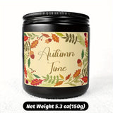 Bougie parfumée d'automne Thème d'automne Orange Terre cuite brûlée Ferme rustique Septembre Octobre Récolte Thanksgiving Jour Décoration Idée cadeau pour la maison Femmes Femme Hôtesse Hommes Amis Sa sœur Maman Épouse Grand-mère Mignon