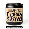 Bougie parfumée Happy Thanksgiving Day, thème d'automne, orange, citrouille, terre cuite, brûlée, rustique, ferme, novembre, remerciez, décoration, idée cadeau pour la maison, femme, hôtesse, homme, amis, sa mère, épouse, grand-mère, article mignon