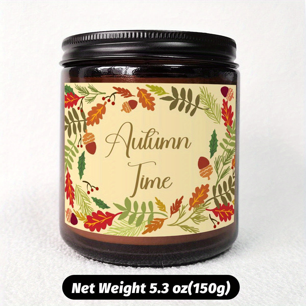Bougie parfumée d'automne Thème d'automne Orange Terre cuite brûlée Ferme rustique Septembre Octobre Récolte Thanksgiving Jour Décoration Idée cadeau pour la maison Femmes Femme Hôtesse Hommes Amis Sa sœur Maman Épouse Grand-mère Mignon
