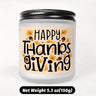 Bougie parfumée Happy Thanksgiving Day, thème d'automne, orange, citrouille, terre cuite, brûlée, rustique, ferme, novembre, remerciez, décoration, idée cadeau pour la maison, femme, hôtesse, homme, amis, sa mère, épouse, grand-mère, article mignon