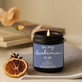 Bookworm Era Aromatherapy Candle - Smoke-Free Glass Scented Candle with Essential Oils for Readers, Plant-Based, Electricity-Free Ambiance