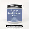 Bookworm Era Aromatherapy Candle - Smoke-Free Glass Scented Candle with Essential Oils for Readers, Plant-Based, Electricity-Free Ambiance