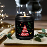 1pc Lavender Scented Candle It's Xmas Time Christmas Birthday Gift For Women Her Mom Grandma Sister Teacher Coworkers Wife Girlfriend Nurse Aesthetic Decoration